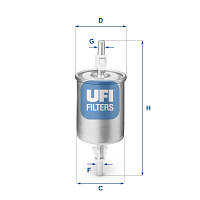 Новинка Фильтр топливный UFI 31.515.00 !