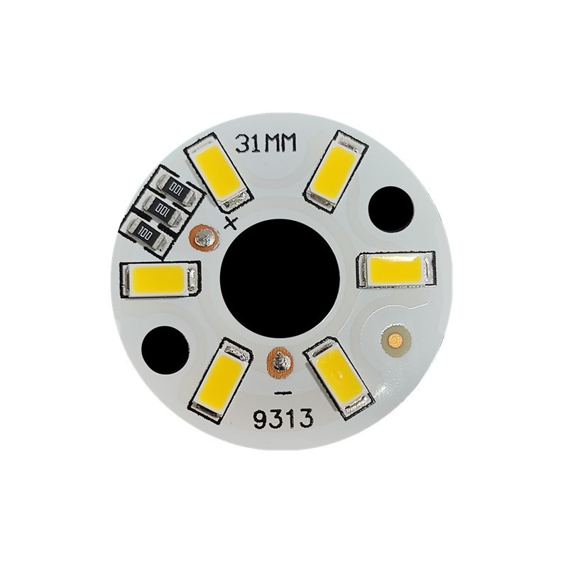 Світлодіодний LED-модуль 3Вт, 31мм, 5В, холодний білий