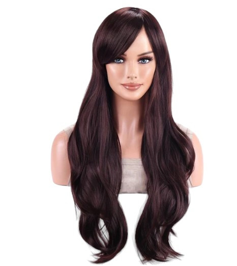 Перука каштанова довга косплей VC wig-111