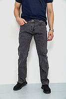 Мужские джинсы однотонные сезон весна-осень цвет серый размер 33 FG_01647