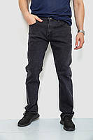 Мужские джинсы однотонные сезон весна-осень цвет серый размер 32 FG_01651