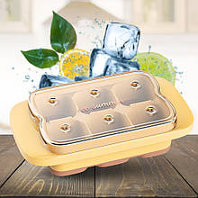 Силіконова форма для льоду 50208-0104 маленька, Жовтий (1142)