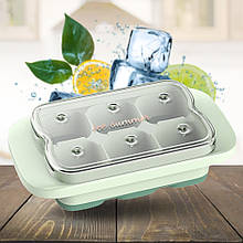 Силіконова форма для льоду 50208-0104 маленька, Зелений (1142)