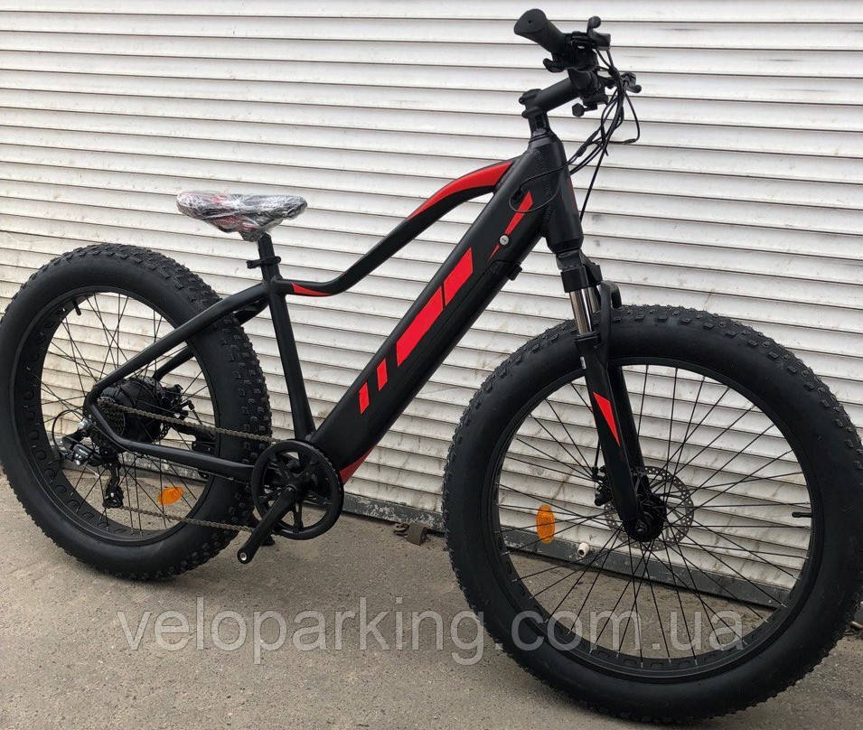 Електровелосипед фетбайк 26/4.0 Lion 500W (Bafang) 48V/12AH, алюмінієвий електрофетбайк (вбудована батарея)
