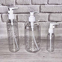 Флакон з довгим дозатором прозорий BST-06 (250 мл)