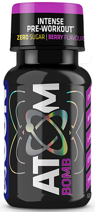 Енергетик USN Atom Bomb Pre-Workout Shot 60 ml Ягоди, фото 1