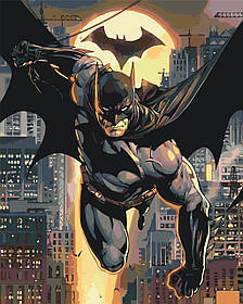 Картина за номерами DC Бетмен 40*50 см Орігамі LW 3109