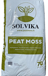 Торфяний субстрат Solvika Peat Moss 70л