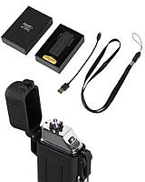 Запальничка електронна тактична ATOMIC Micro USB Чорний Mil-Tec Німеччина