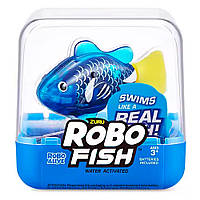 Интерактивная игрушка Robo Fish Series 2 активируемая водой меняющая цвет Синий Хіт продажу!