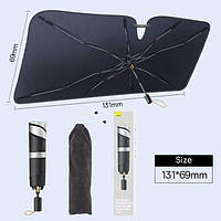 Солнцезащитная шторка на лобовое стекло Baseus CoolRide Windshield Doubled-Layed Umbrella Pro L (C20656100111)