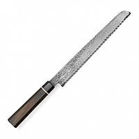 Кухонный нож Suncraft Senzo Black для хлеба 220 мм (BD-06)