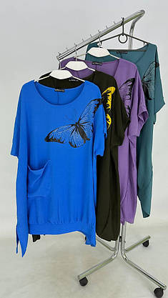 Стильна вільна легка туніка "Іветта" 62-68, фото 3