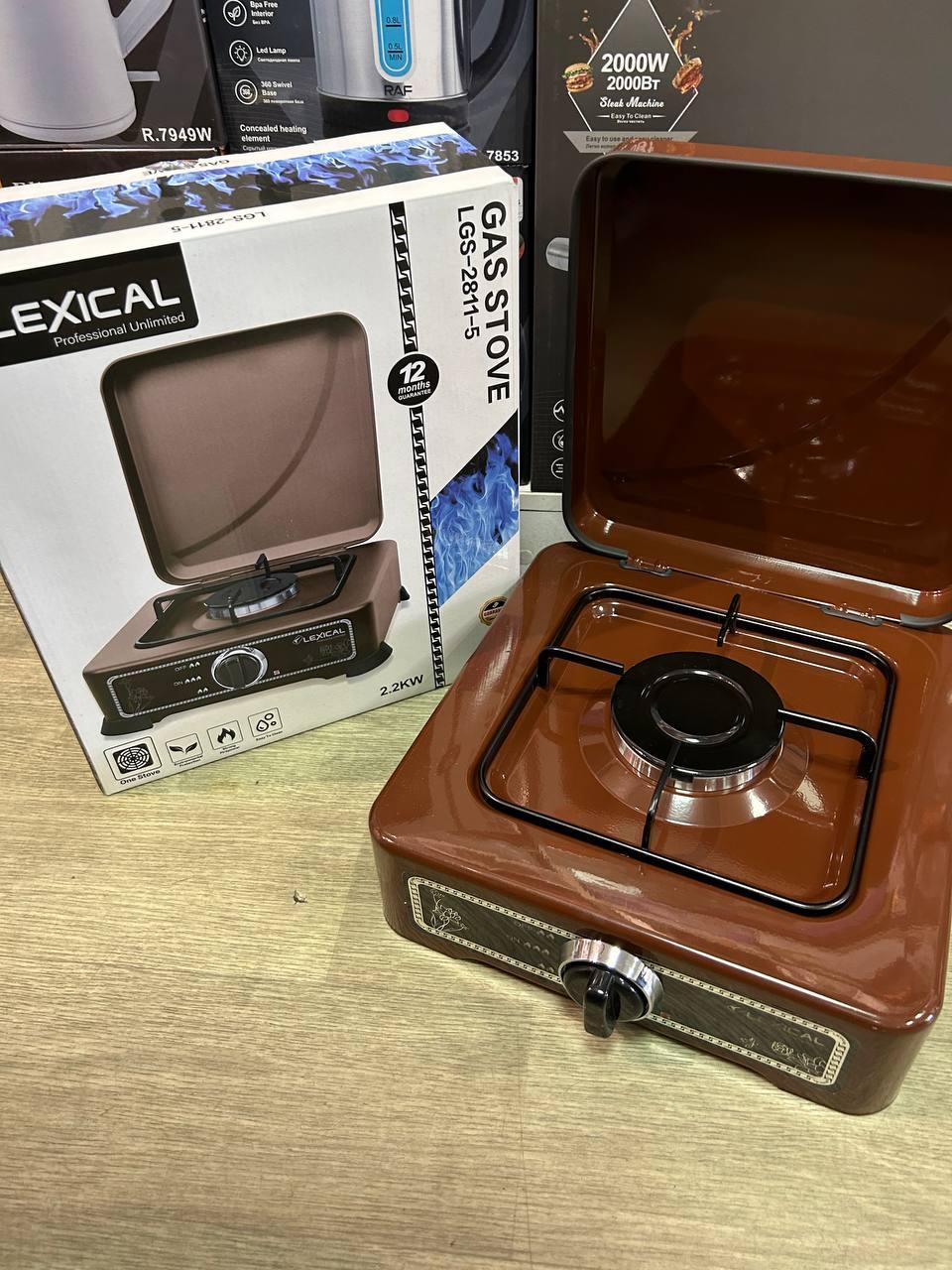 Настільна газова плита LEXICAL LGS-2811-2 одноконфоркова 2.2KW