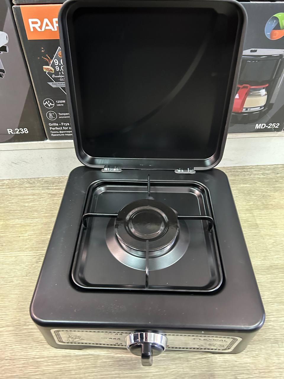 Настільна газова плита LEXICAL LGS-2811-2 одноконфоркова 2.2KW