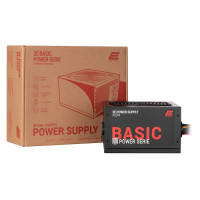 Блок живлення 2E BASIC POWER (400W), 80, 120mm, 1xMB 24pin(20+4), 1xCPU 8pin(4+4), 3xMolex, 4xSATA, 1xPCIe 8pin(