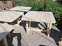 Кофейный столик деревянный, стол из дерева СОСНА