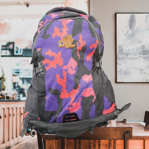 Туристичний рюкзак на 50 л. "Піксель райдужний"