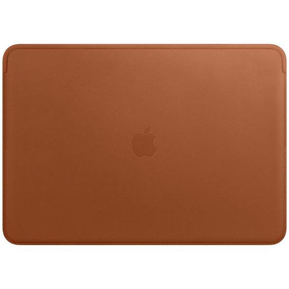 Оригінальний шкіряний чохол Apple Leather Sleeve Saddle Brown для Macbook Pro 16" MWV9FE