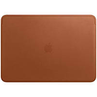 Оригинальный кожаный чехол Apple Leather Sleeve Saddle Brown для Macbook Pro 16" MWV9FE