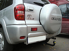 Фаркоп Toyota Rav4 II 2000-2006 (Тойота Рав 4) польський, без підрізу бампера