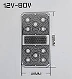Ліхтар на причеп світлодіодний led задній 12v, 24v 10led 2 шт.
стоп габарит поворот, фото 3