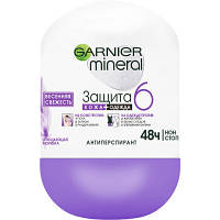 Антиперспирант Garnier Mineral Защита 6 Весенняя свежесть роликовый 50 мл (3600541474437) p