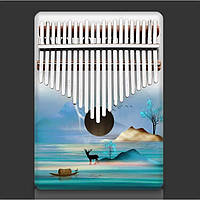 Калимба африканский ударный музыкальный инструмент , язычковый инструмент,материал Дерево, сталь,21 НОТА F31