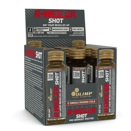 Передтренувальний комплекс Olimp Labs RedWeiler Shot 60 ml Cola, фото 3