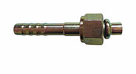 Фітинг сталь No10 (13 мм) прямий 0° з гайкою. Oring (кільце)