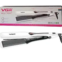Плойка гофре VGR V557 ler стайлер для волос утюжок для укладки щипцы гофре с ЖК дисплеем (7676-7)