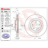 Тормозной диск Brembo 09.7606.11 - Топ Продаж!