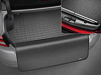 Автомобильный коврик в багажник авто Weathertech Volkswagen Touareg 02-10 серый Фольксваген Таурег 3