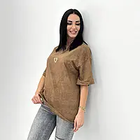 Базовая футболка с принтом "Soul" (Турция) | Норма и батал