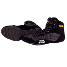 Кросівки для бодібілдингу GASP Zeus Thunderbolt Hi-Tops чорні (8.5 - 28 см, 9.5 - 28.6 см), фото 2