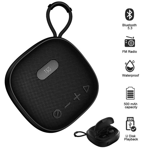 Bluetooth-колонка з навушниками TG813, з функцією speakerphone, радіо, фото 1