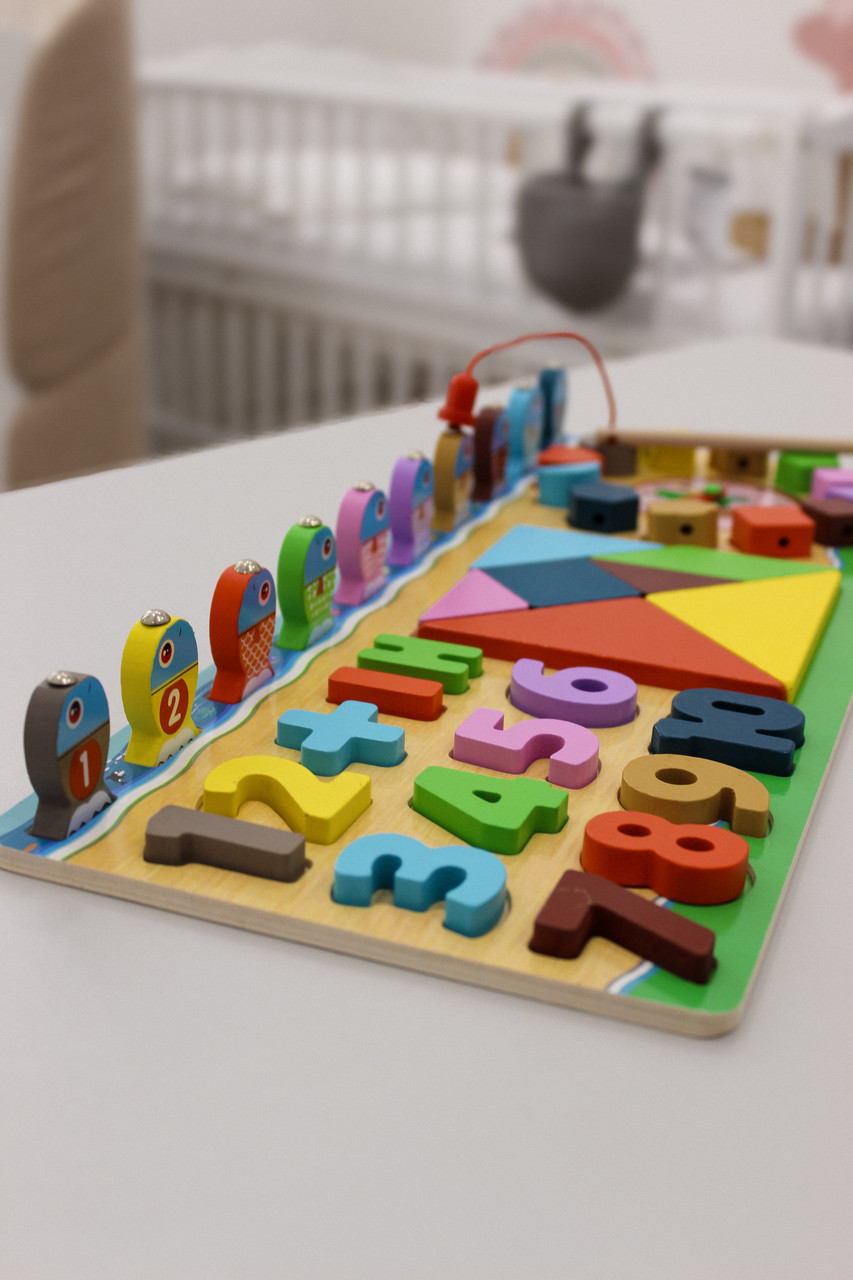 Дерев'яна розвиваюча дошка сортер 1603 Limo Toy, фото 1