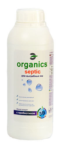 Біопрепарат для септиків, біотуалетів Organics Septic, 1л
