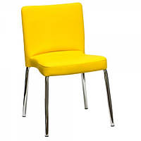 Модный дизайнерский стул Корсика Софт на хромированных ножках, для кафе, банкетов, сада TM AMF