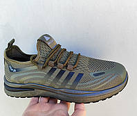 На 44р! Кроссовки мужские летние хаки сетка Кросівки чоловічі літні хакі сітка (Код: S3410)