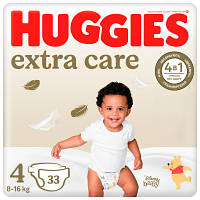 Подгузники Huggies Extra Care Size 4 (8-16 кг) 33 шт (5029053583143) p