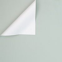 Плівка (калька) в листах "Двостороння: блідо-оливкова + біла" (58 см х 58 см) 5 листів