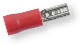 Клемма обжимная изолированная МАМА красная 2,8х0,5 мм - фото 1 - id-p409913272