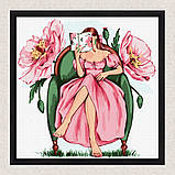 Картина за номерами Квіткова гармонія 40*40 см Ідейка KHO 5099, фото 4