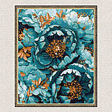 Картина за номерами Квітуча гармонія з фарбами металік 40*50 см Ідейка KHO 3276, фото 5