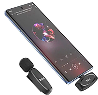Внешний микрофон петличка для телефона, беспроводной петличный микрофон для смартфона Android для Тик Ток
