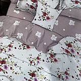 Якісна постільна білизна євро розміру "Бязь Gold"  Розмір 200*215, фото 3