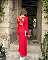 Жіноча літня довга сукня R_C- 7/3/МР/ИР06 сарафан плаття вільного крою (42-44, 46-48 розміри )