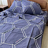 Якісна постільна білизна євро розміру "Бязь Gold" Розмір 200*215, фото 4