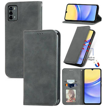 Чохол-книжка Skin Feel Leather Wallet для ZTE Blade V40 Vita / A72 4G Grey